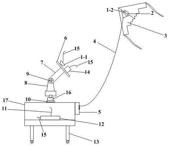 Experimental method and device for studying the mapping relationship between signal strength indication and distance