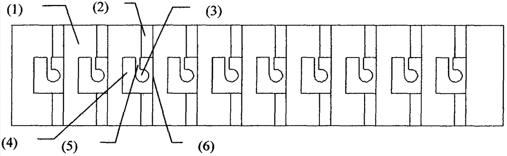 Acupuncture needle point pressing type clamp and use method