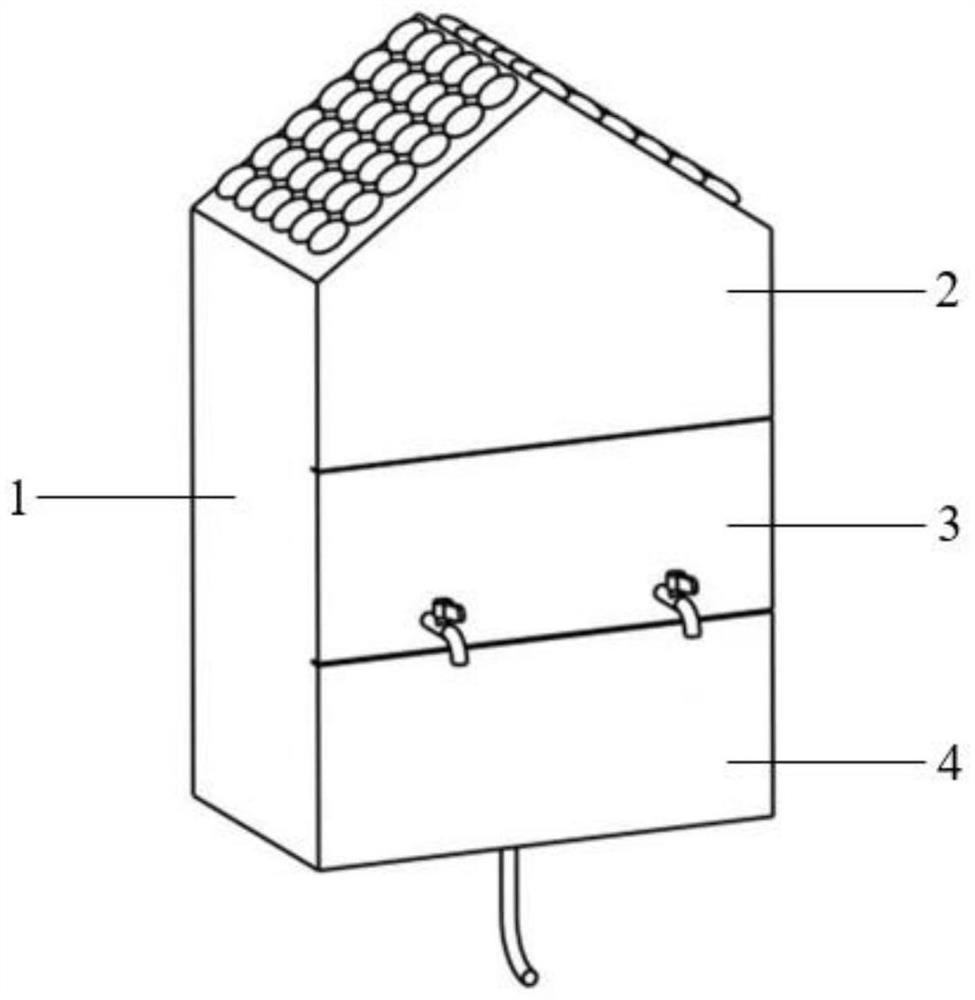Solar water dispenser based on honeycomb bionic evaporator