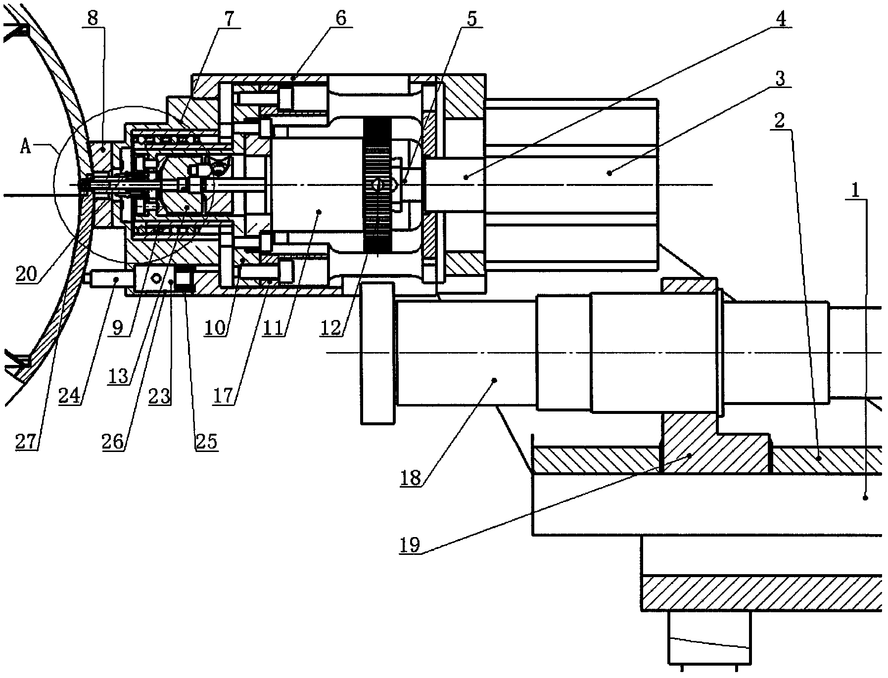 Automatic smooth pin pulling and assembling device