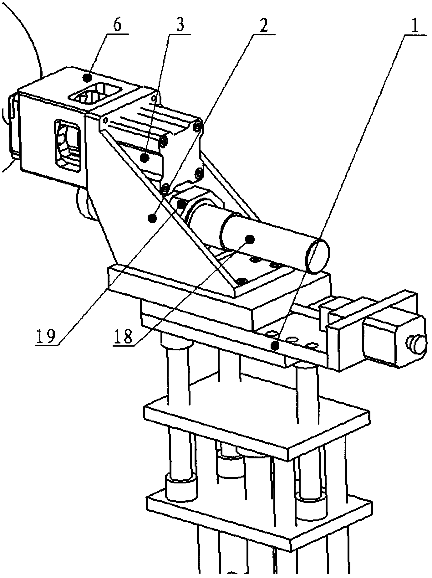 Automatic smooth pin pulling and assembling device