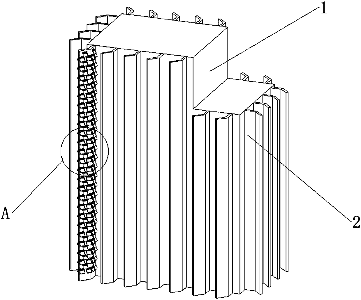 Novel transformer chip heat radiator