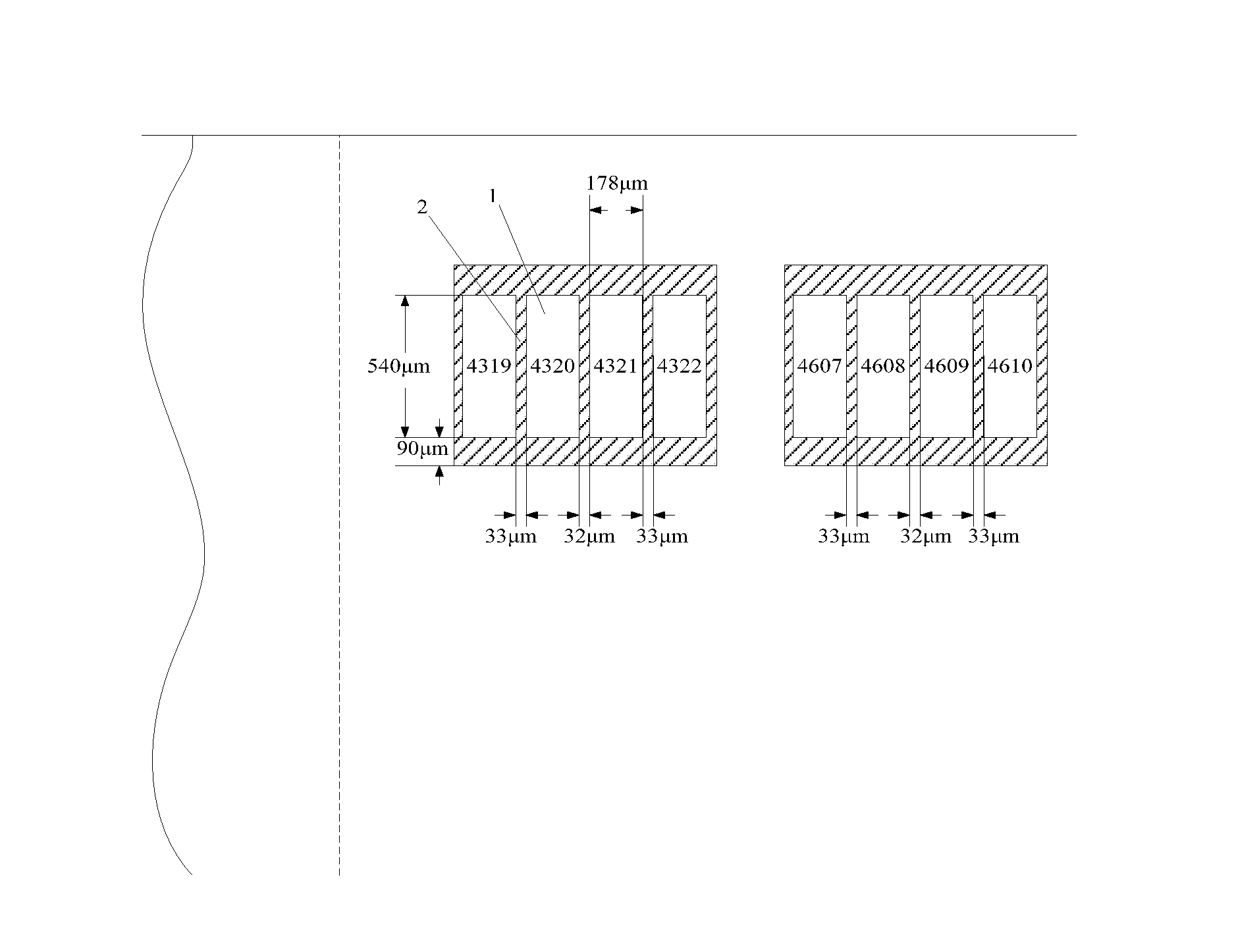 Color film substrate and curved display device