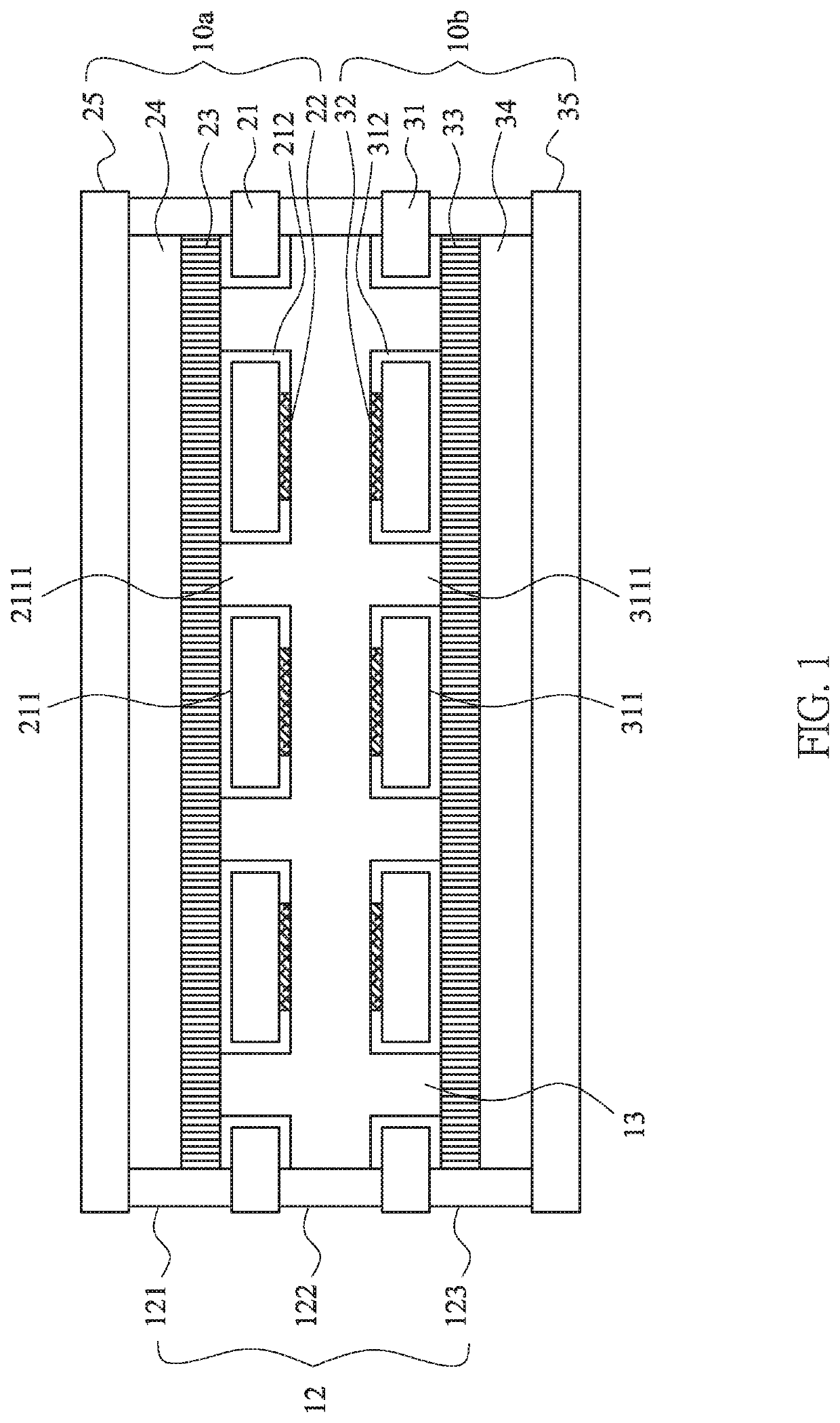 Lithium battery structure and electrode layer thereof