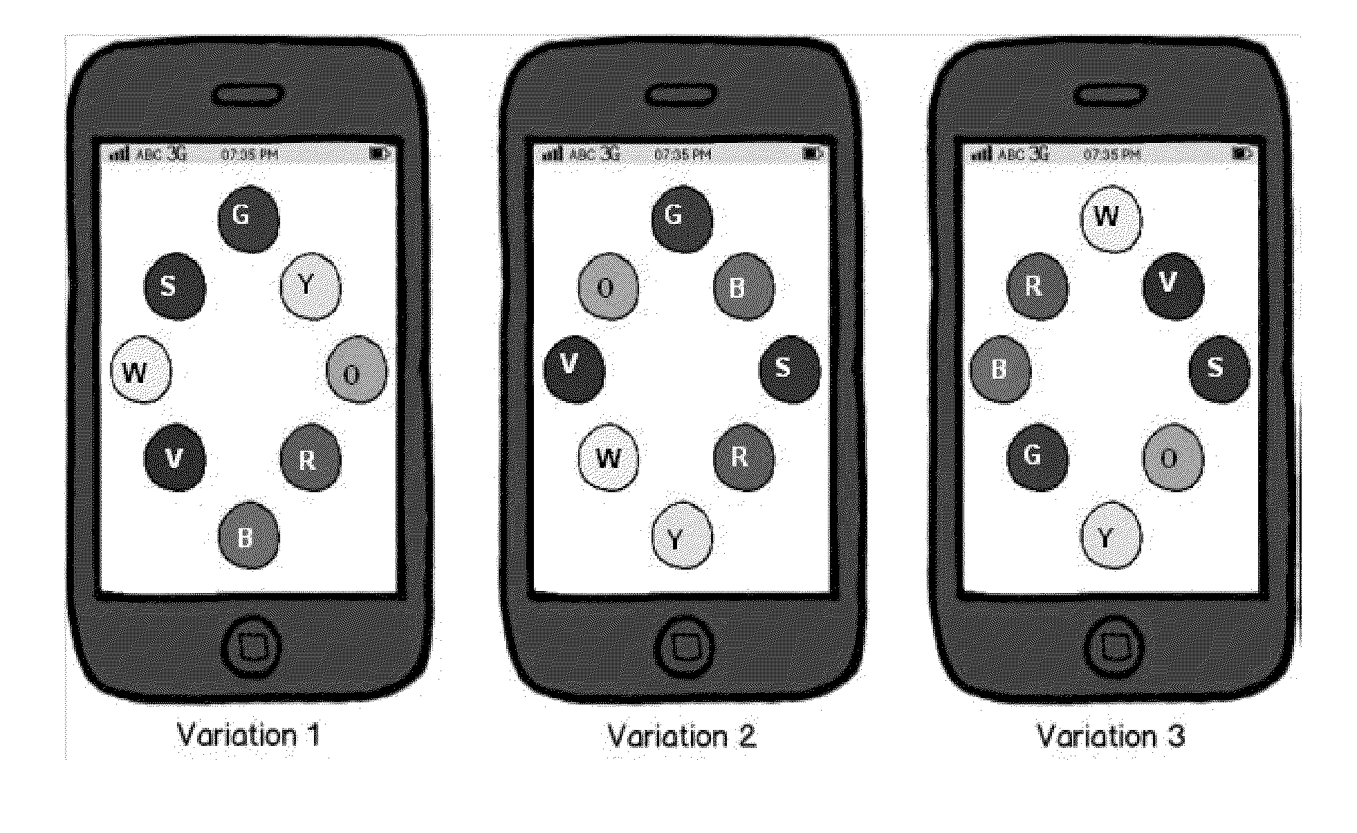 Dynamic Patterns for Mobile Device Authentication