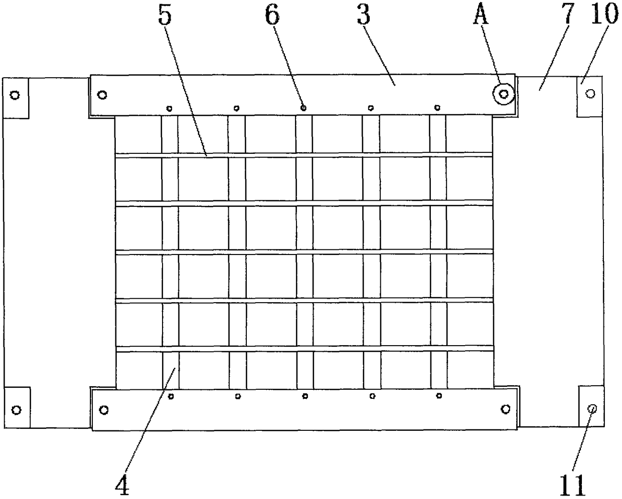 Bridge deck structure of arch bridgework