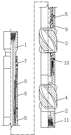 Method for improving shock absorption effect and stability of downhole drilling tool and downhole drilling tool