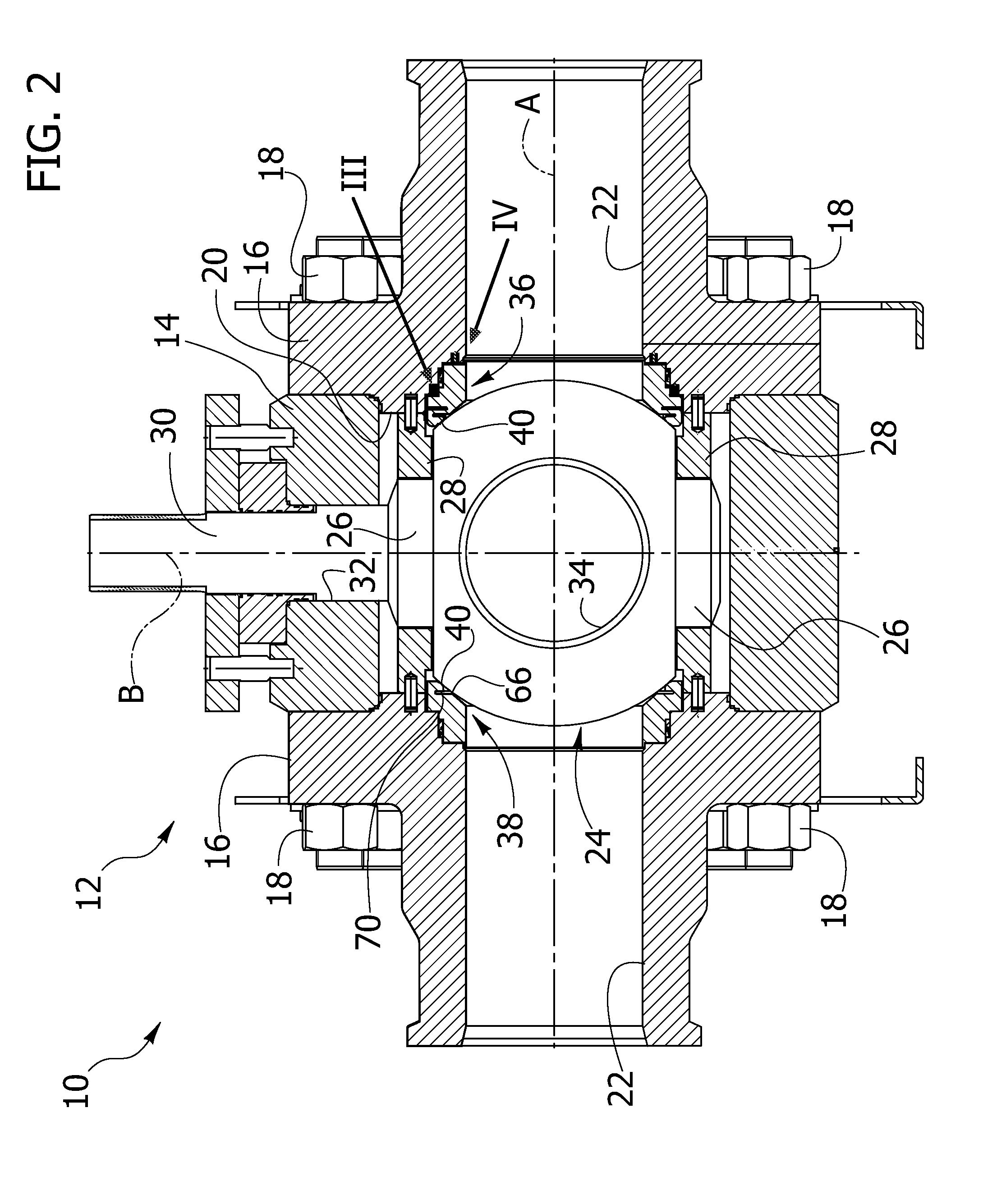 Trunnion-mounted ball valve with a flexible valve seat