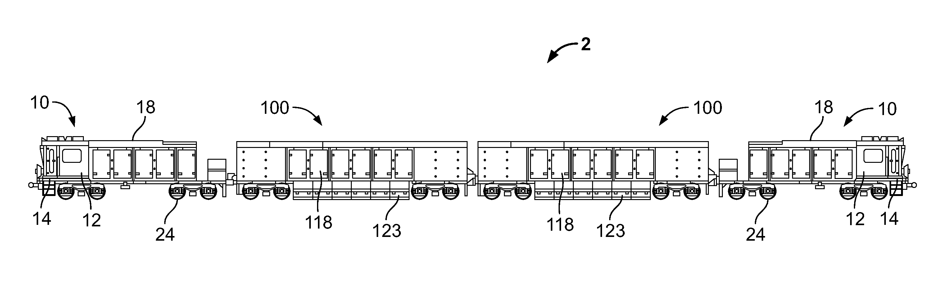 Battery-powered rail vehicle