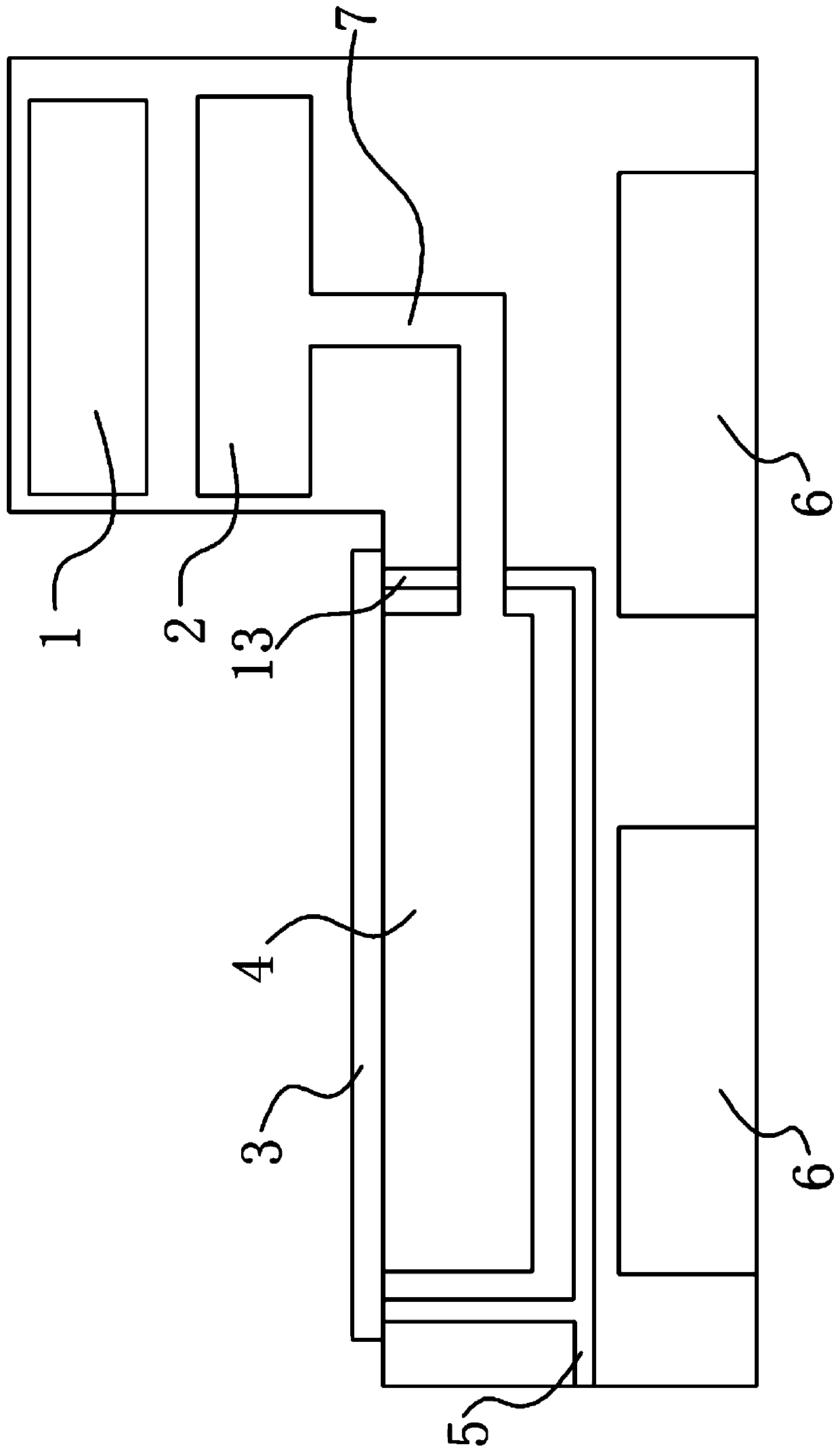 Floating dock for locally repairing ship bottom