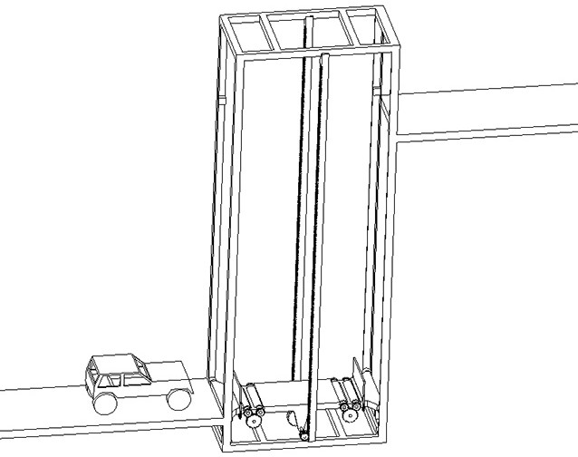 Self-lifting vehicle ladder