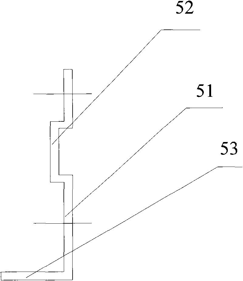 Bridge frame dedicated for nuclear power and length connecting component thereof