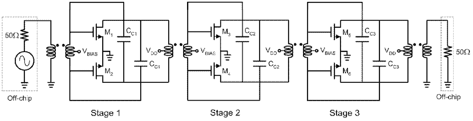 Power amplifier with adjustable output power