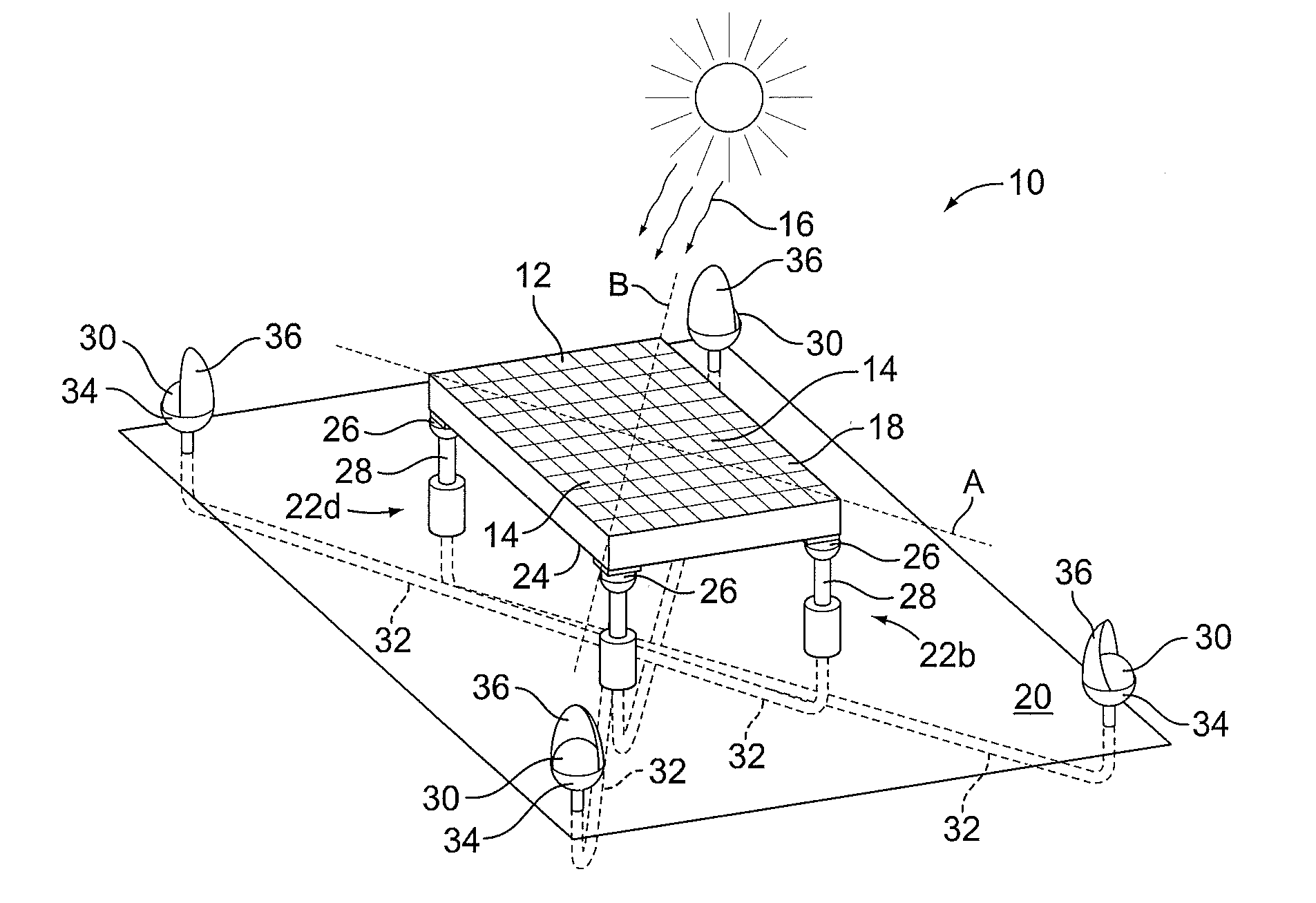 Solar panel system and methods of passive tracking