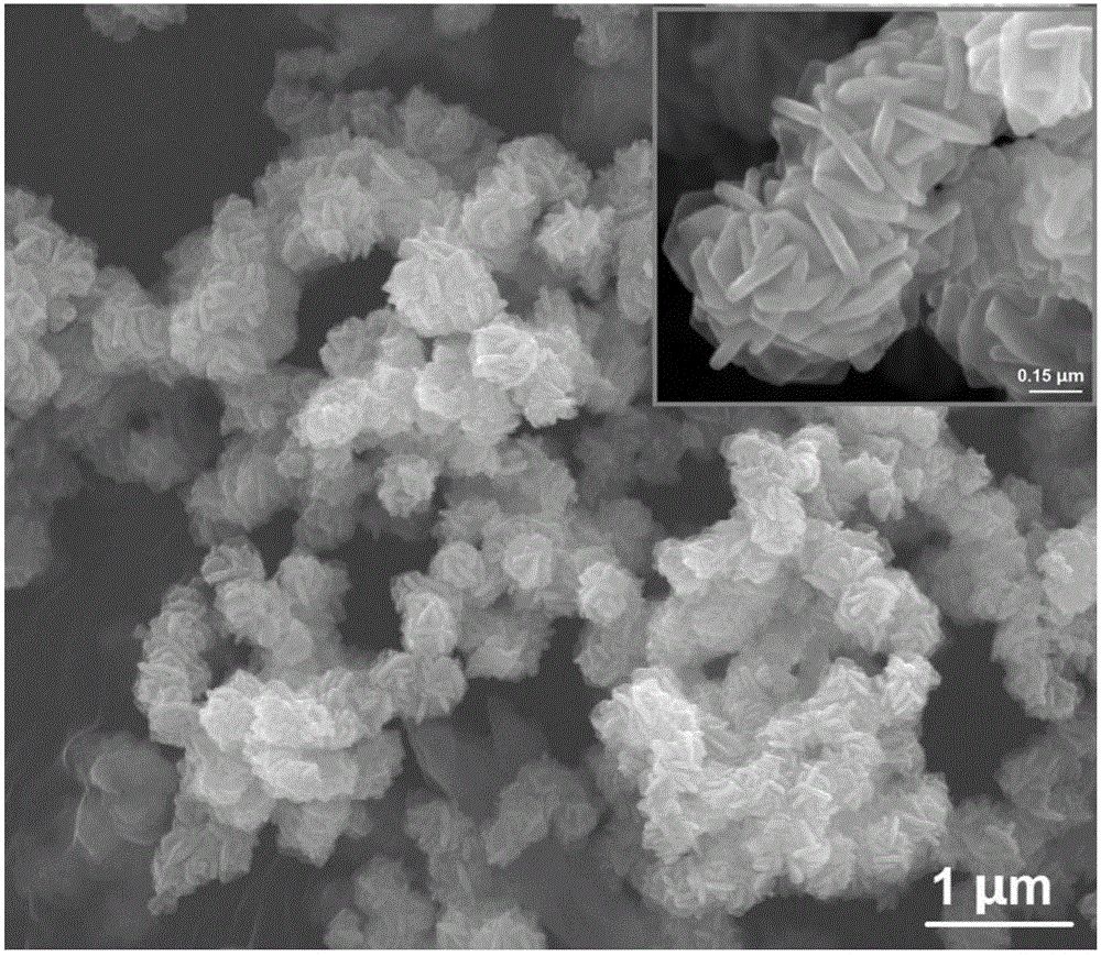 Cobalt nickel bimetal sulfide organophosphorus pesticide biosensor and preparation method thereof