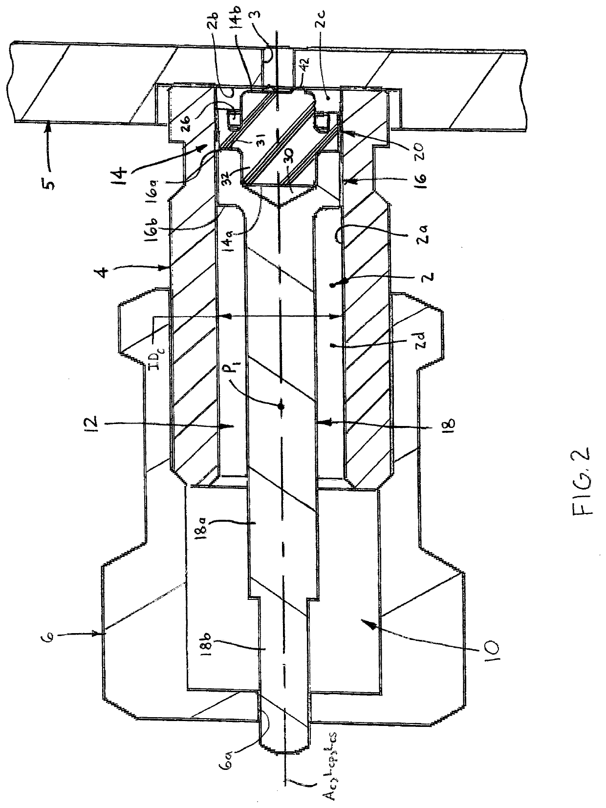 Injector piston with improved seal