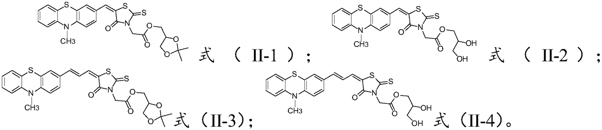 Phenothiazine derivative as well as preparation method and application thereof