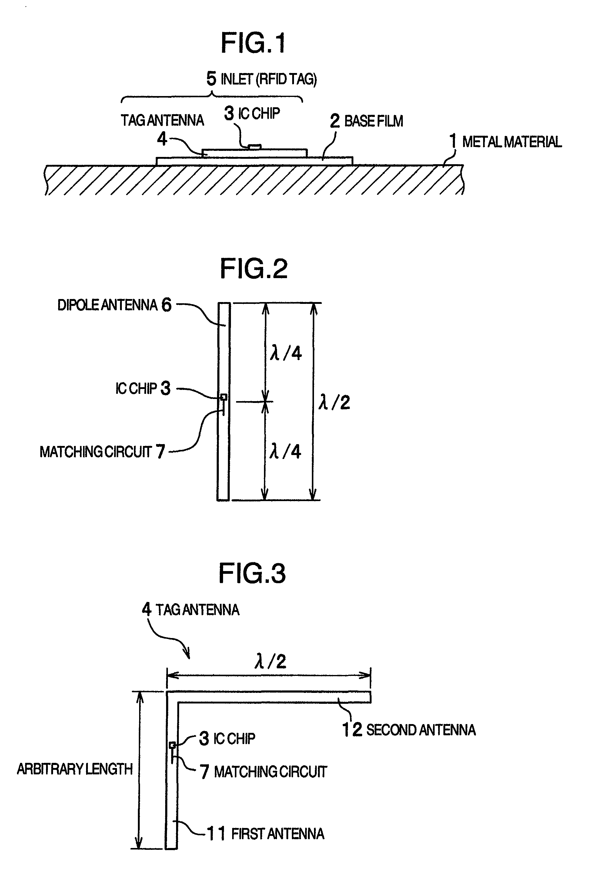 RFID tag located on metallic surfaces that have an increased communication range