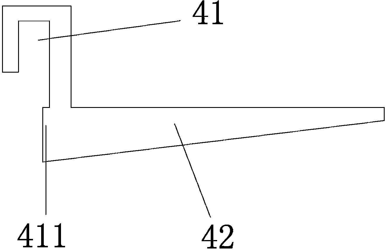 Cantilever beam support structure