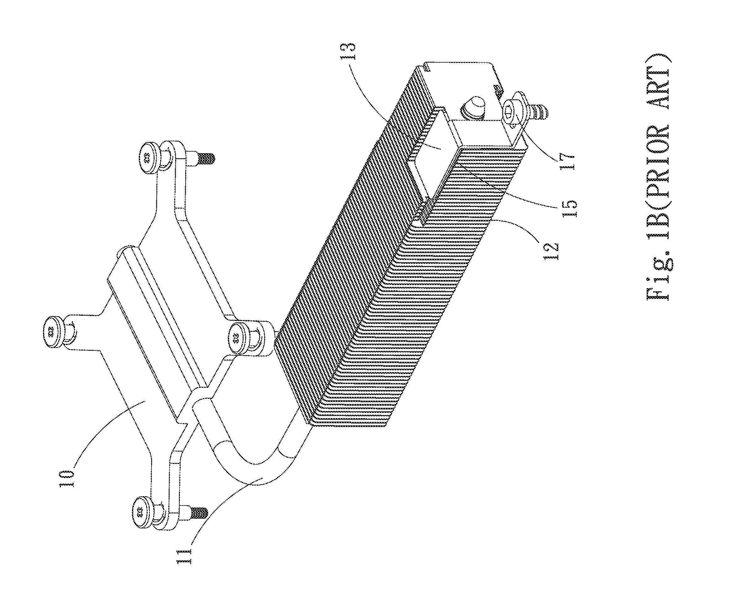 Fastening structure for thermal module