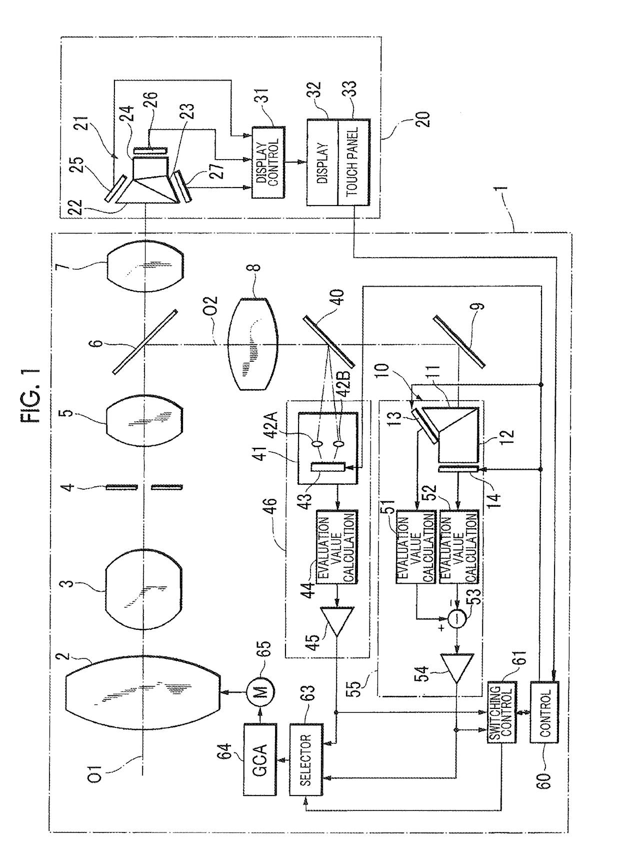 Auto-focus device and method for controlling operation of same