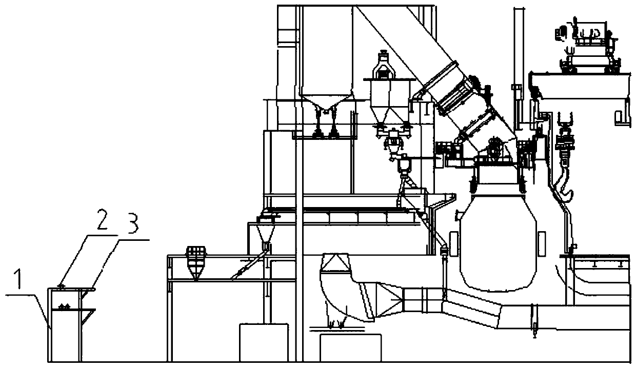 A modification method for obstructing the installation of medium pipes in steel columns of expanded factory buildings