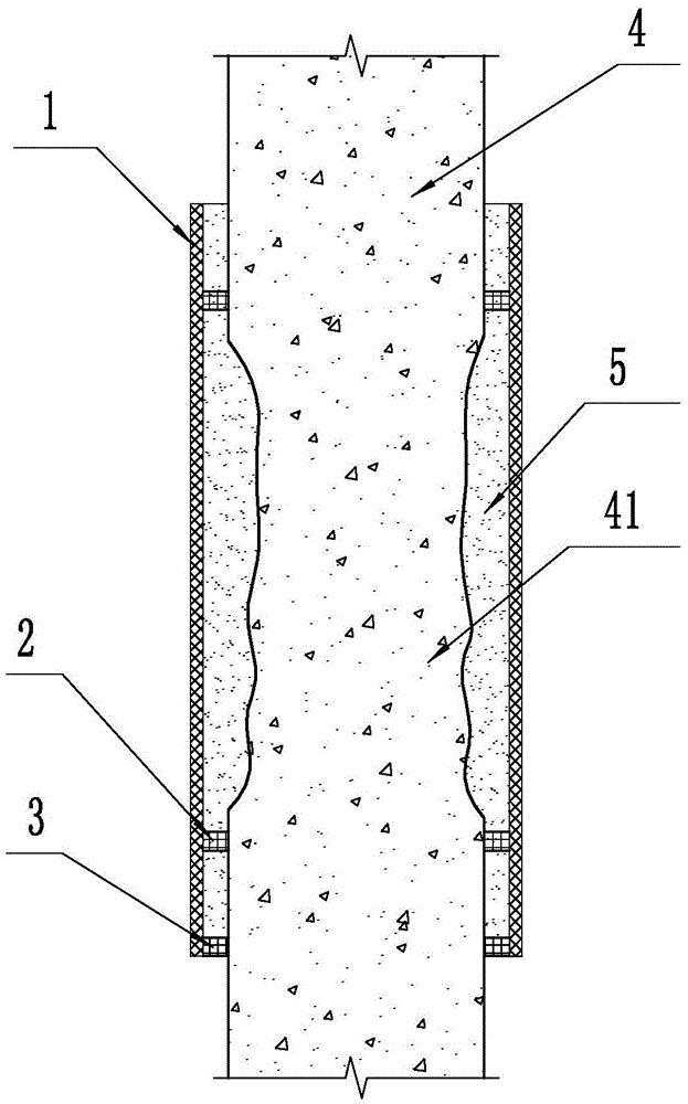 Underwater pile foundation reinforcing device and construction method for reinforcing underwater pile foundations