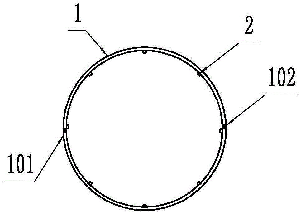 Underwater pile foundation reinforcing device and construction method for reinforcing underwater pile foundations