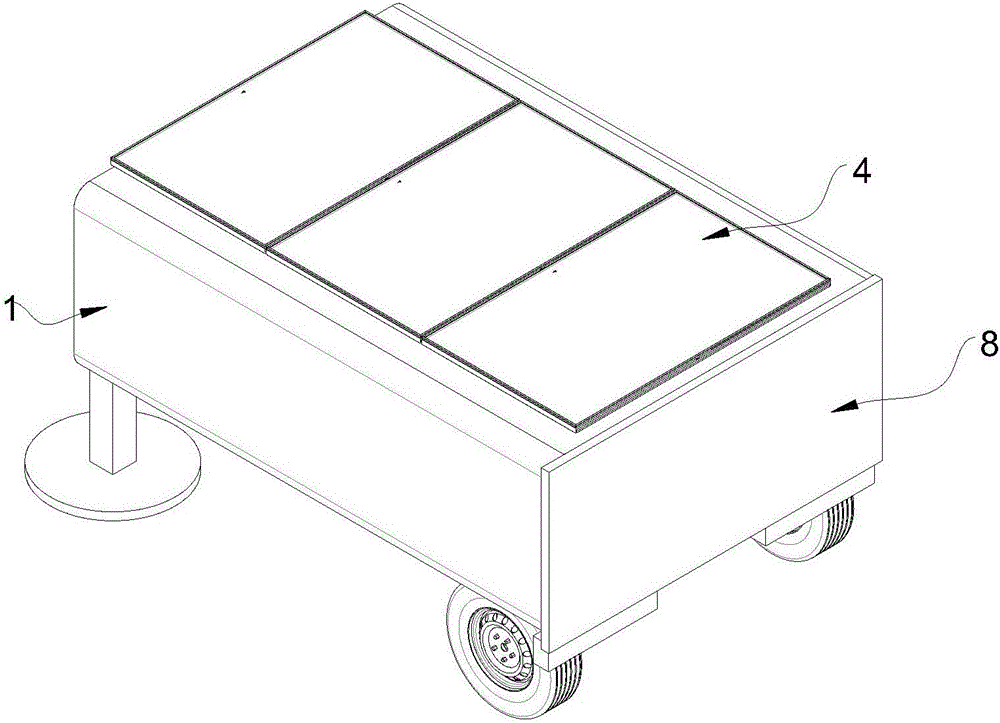 Removable off-grid vehicle-mounted or pull type photovoltaic power generation power supply system