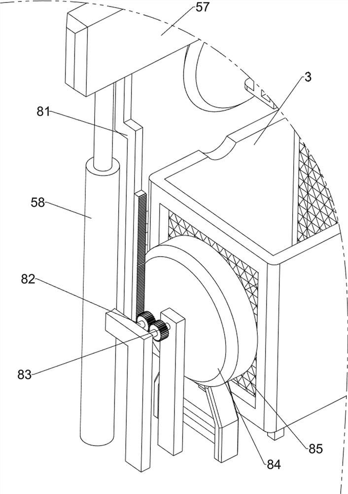 Uniform segmenting and cutting equipment for supporting columns for obstetric and gynecological operation frames