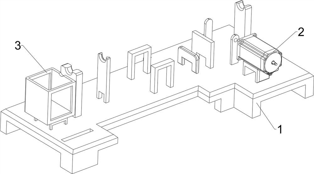 Uniform segmenting and cutting equipment for supporting columns for obstetric and gynecological operation frames