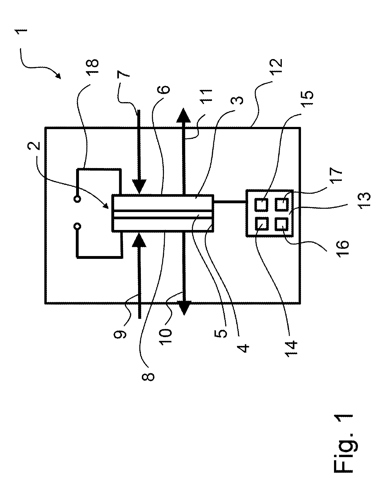 Diagnostic system, fuel cell system having a diagnostic system, and method for determining cathode gas contamination
