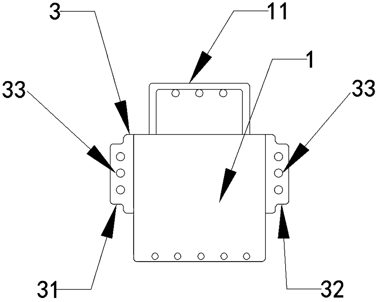 A connection structure of concrete prefabricated beams and steel beams