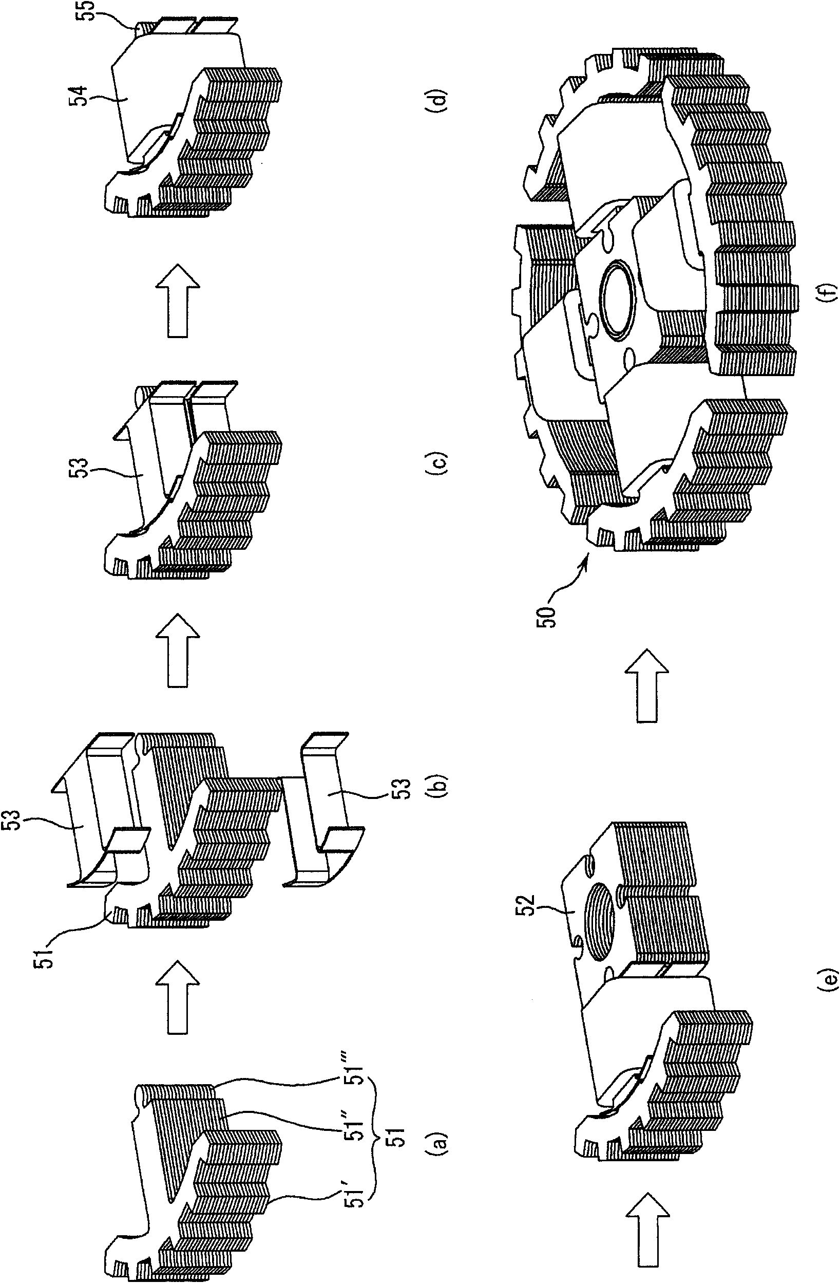 Outer rotor type step motor