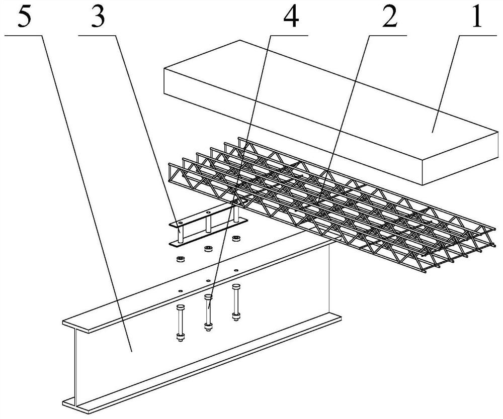 Fabrication construction method for fabricated floor slab