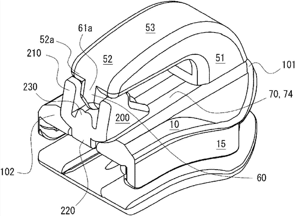 Slider for slide fastener