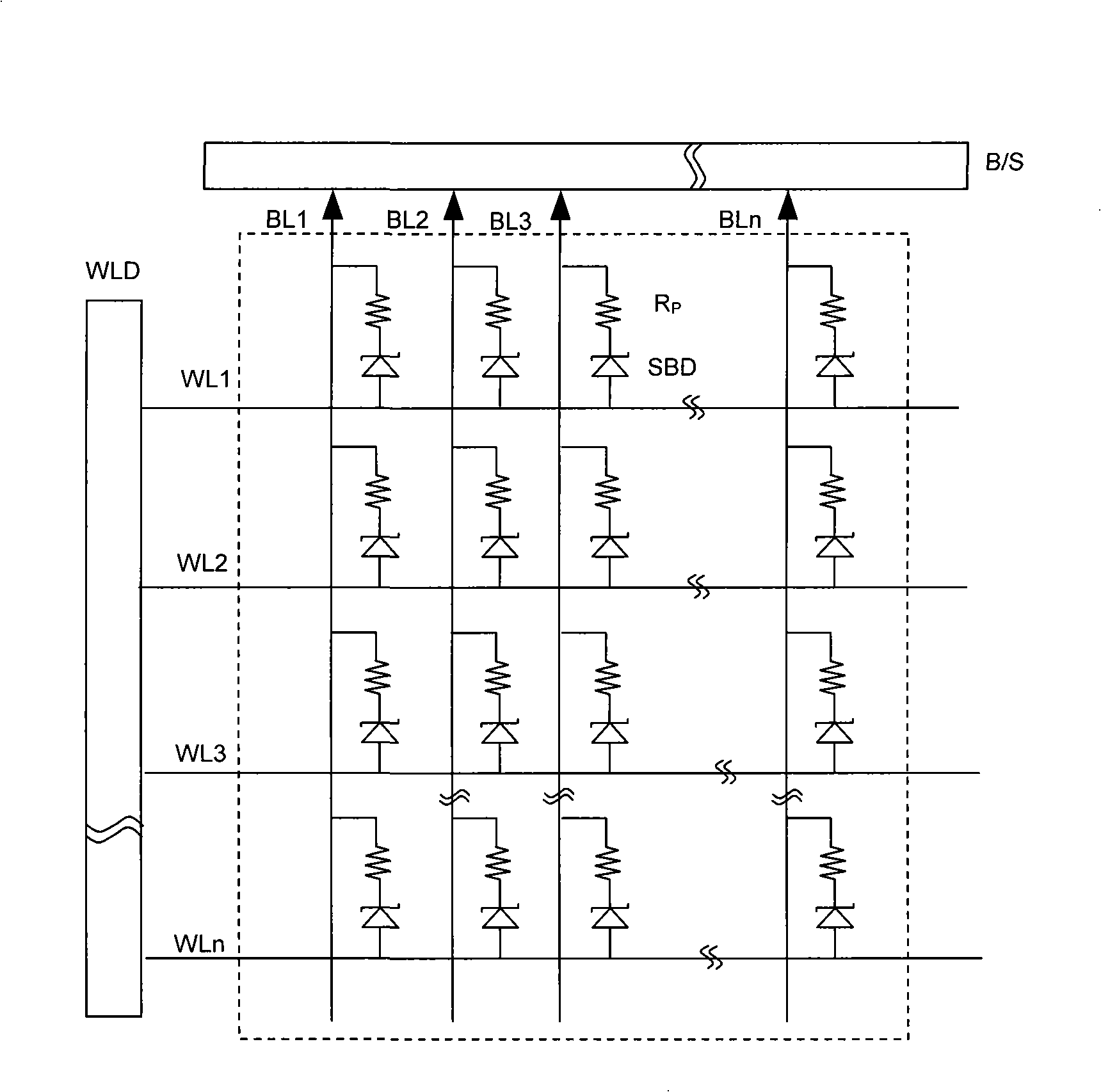 Phase change storage unit using Schottky base diode as selection tube and its making method