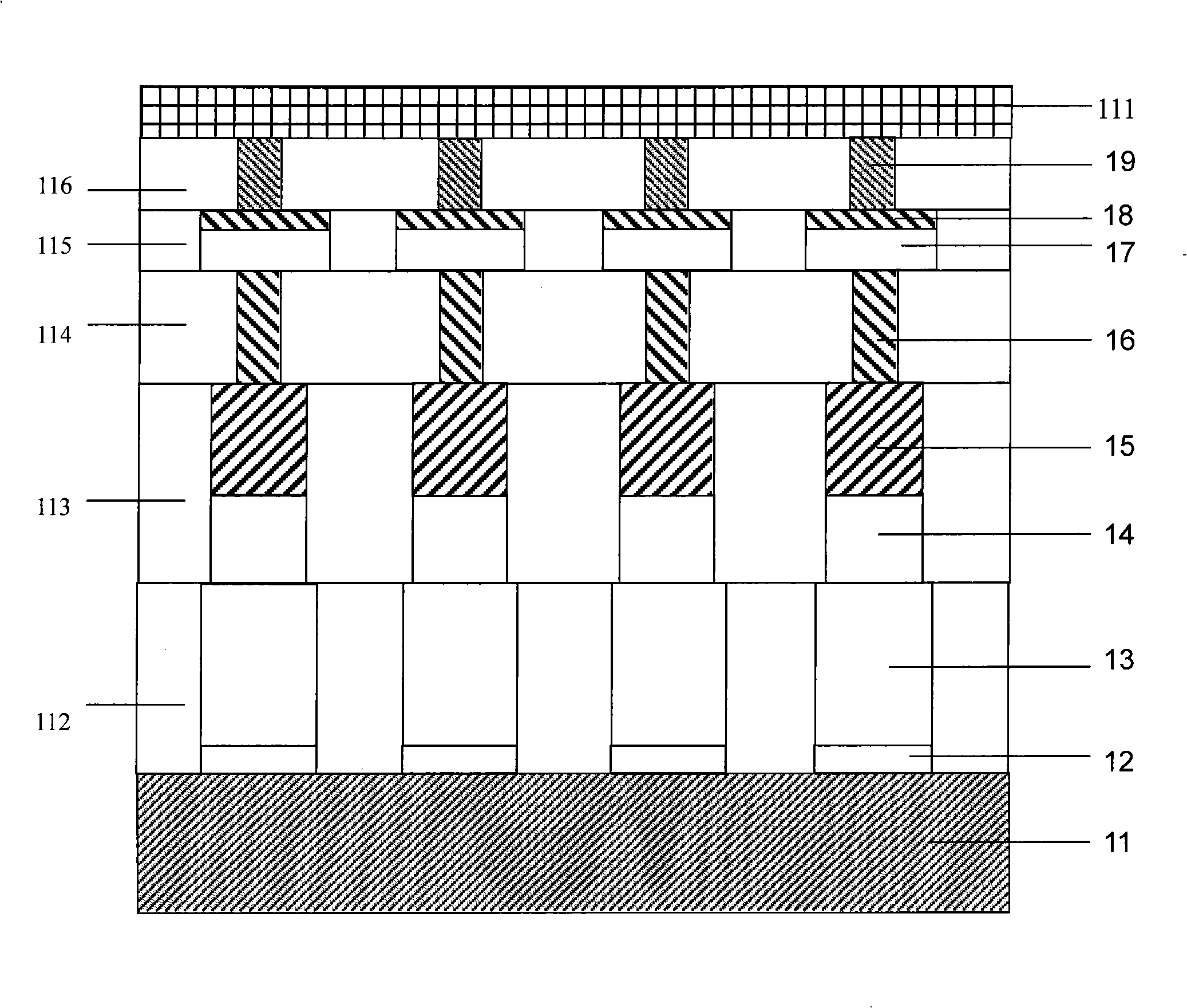 Phase change storage unit using Schottky base diode as selection tube and its making method