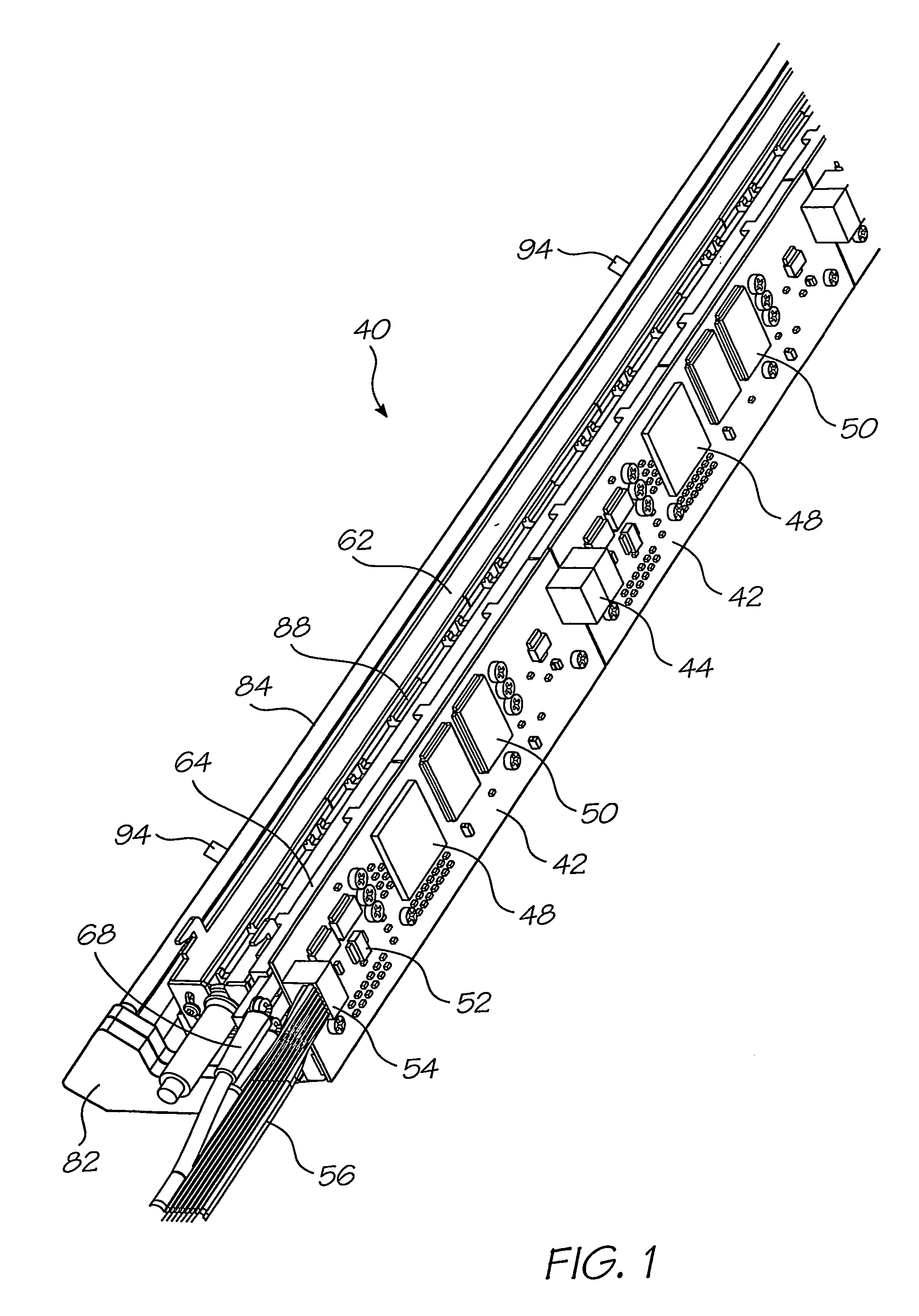 Print assembly for a wide format pagewidth printer