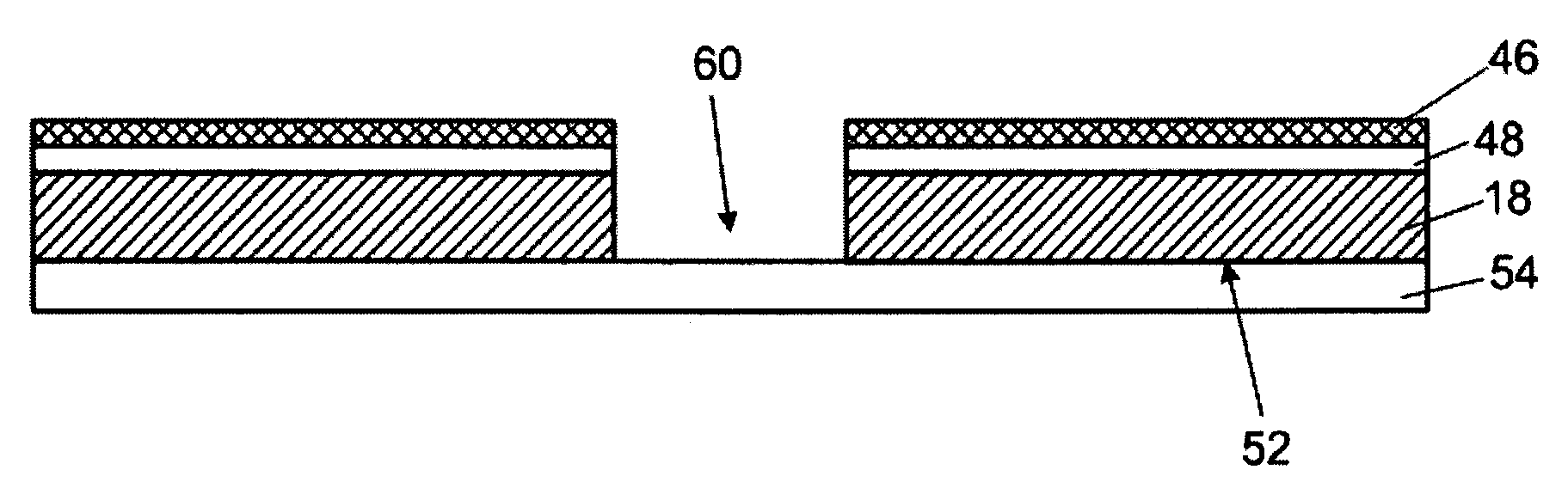 Multiple layer etch stop and etching method