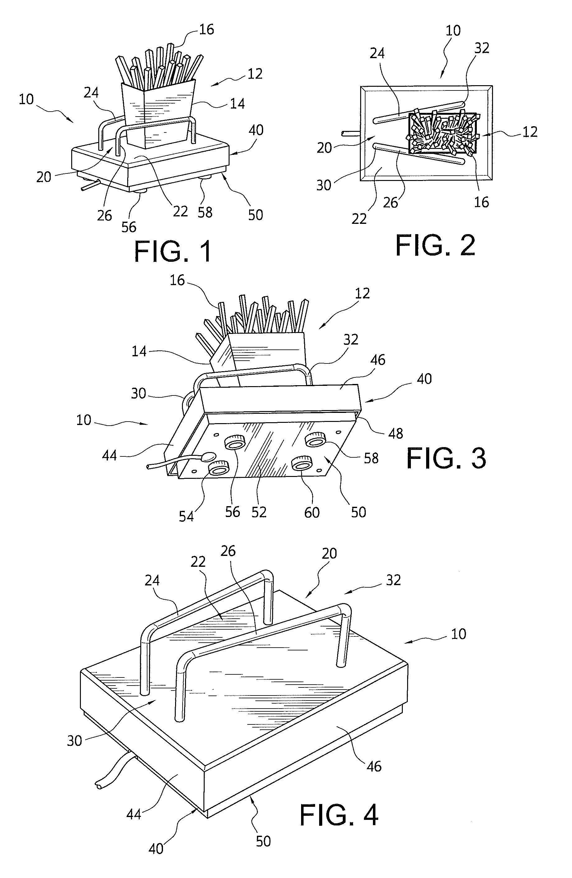 Method for using a ribbon scale for adjusting the amount of french fries in a bag in a restaurant