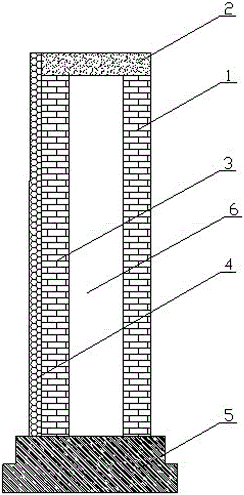 Composite-structure sunlight greenhouse wall body