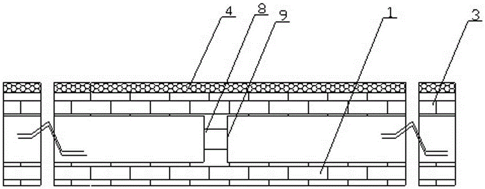 Composite-structure sunlight greenhouse wall body