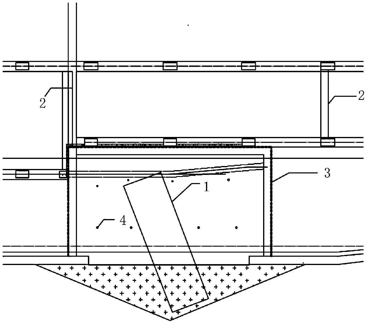 Method for forming underground structure roof