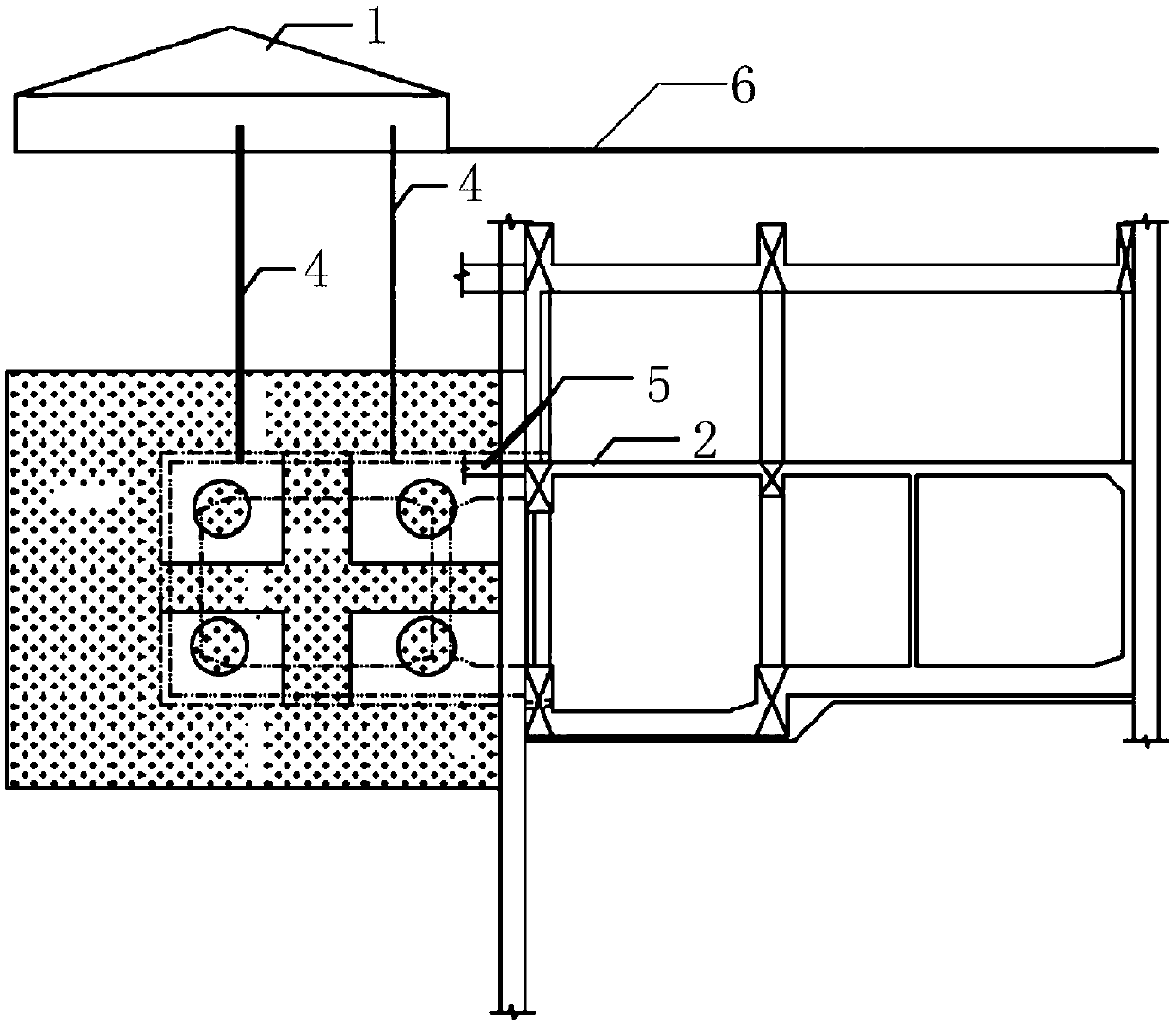 Method for forming underground structure roof