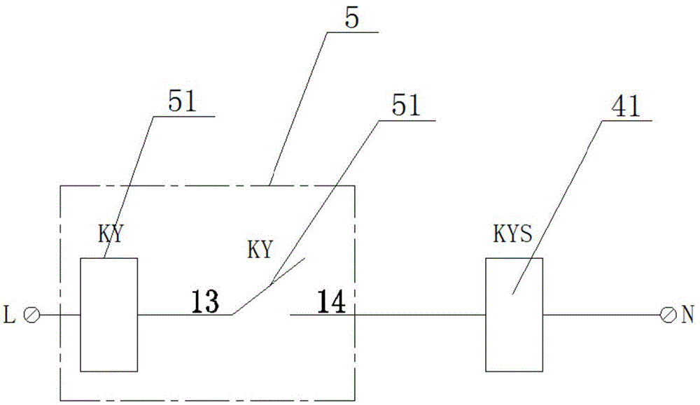 A machine-room-less elevator ups rescue control circuit