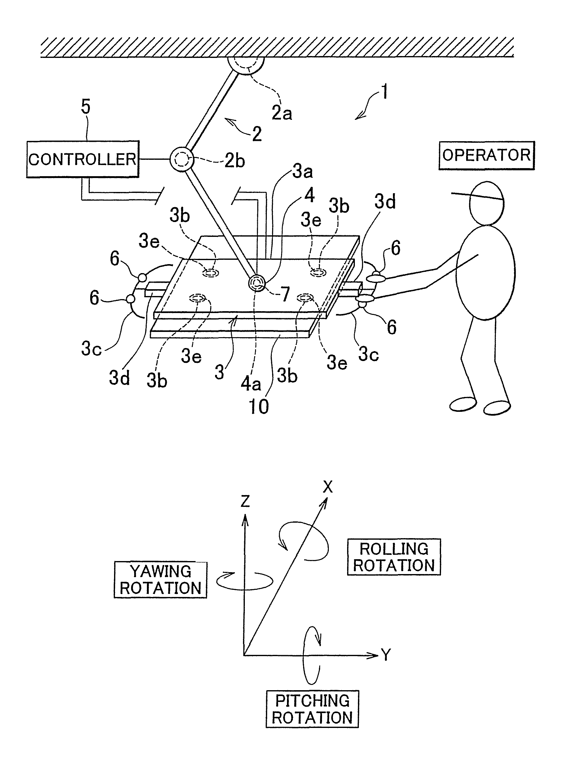 Power assist apparatus with a controlled brake mechanism for positioning a workpiece and control method thereof