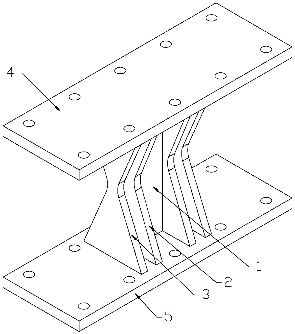A Combined Staged Yield Metal Damper