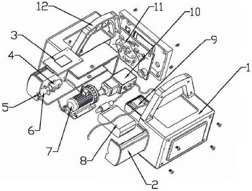 A portable electrospinning device and method of use thereof