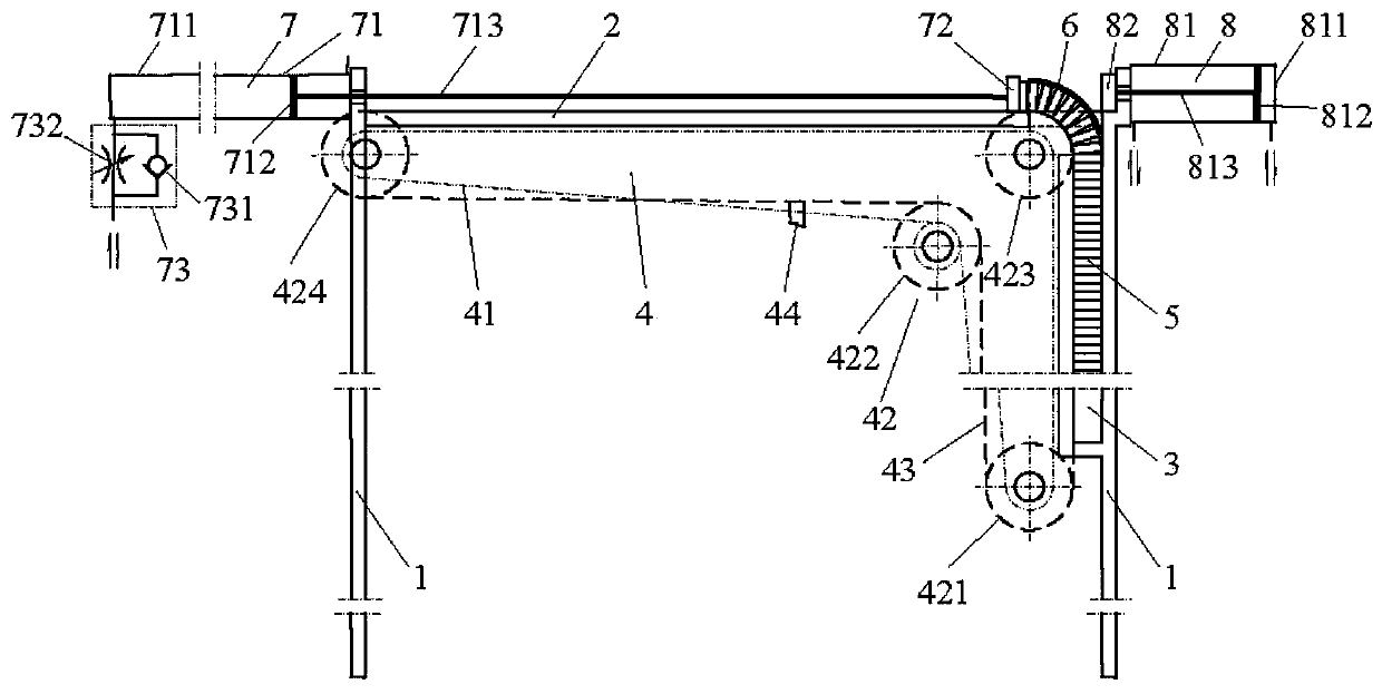 A mechanical billet assembly device for side-pressed bamboo glulam laminates